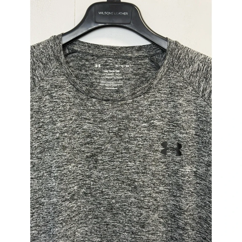 UNDER ARMOUR Men's XL The Tech‎ Tee Short Sleeve Performance Shirt Grey Heather